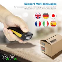 Scanner de Código de Barras NETUM C750 - Sem Fio Bluetooth 2D
