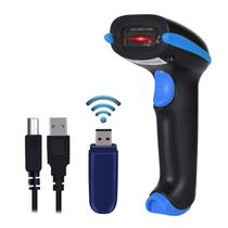 Scanner de código de barras WoneNice Wireless 2 em 1 (2,4 GHz + USB)
