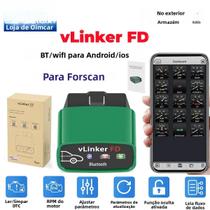Scanner De Diagnóstico OBD2 Ford Vgate vLinker FD ELM327 FORscan Bluetooth 4.0 J2534 PK ELM 327 V 1 Scanner De Diagnóstico OBD2 Ford Vgate vLinker FD ELM327 FORscan Bluetooth 4.0 J2534 PK ELM 327 V 1