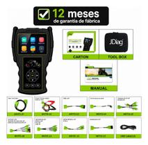 Scanner Diagnostico Motocicletas Jdiag M100pro C/ 16cabos