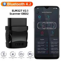 Scanner OBD2 Bluetooth 4.2 ELM327 V2.1 Leitor De Códigos De Falha Do Motor Para IOS Android Scanner OBD2 Bluetooth 4.2 ELM327 V2.1 Leitor De Códigos De Falha Do Motor Para IOS Android