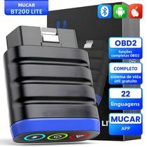 Scanner OBD2 Bluetooth MUCAR BT200 Lite Leitor De Códigos De Diagnóstico De Sistema Completo Dados Scanner OBD2 Bluetooth MUCAR BT200 Lite Leitor De Códigos De Diagnóstico De Sistema Completo Dados