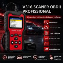 Scanner OBD2 Universal V316, Ferramenta De Diagnóstico Automotivo, Leitor De Códigos De Falha Do Scanner OBD2 Universal V316, Ferramenta De Diagnóstico Automotivo, Leitor De Códigos De Falha Do