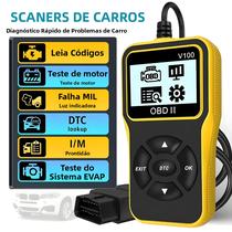 Scanner OBD2 V100, Ferramenta De Diagnóstico, Leitor De Códigos De Erro Do Motor Com Função De Reset