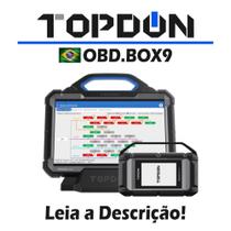 Scanner topdon phoenix max tablet militar 13.3 +osciloscopio+13montadoras banco de dados online
