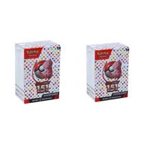 Scarlet Violet Pokémon PTCG Mega Phantasmal Flames 151 Booster Box Cartas De Treinador Em Inglês