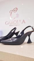 Scarpin Ampulheta Preto Scarpin Ampulheta Preto