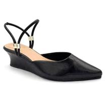 Scarpin Anabela Slingback Cazzualen 33.1148 Scarpin Anabela Slingback Cazzualen 33.1148