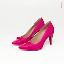 Scarpin Barbie Salto Alto Rosa Metal - PICCADILLY