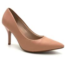 Scarpin Beira Rio Nude Elegância e Conforto