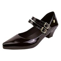 Scarpin Bico Fino Estilo Boneca Salto Conforto 36.023 Scarpin Bico Fino Estilo Boneca Salto Conforto 36.023