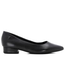 Scarpin bico fino usaflex couro