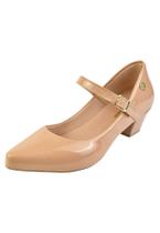 Scarpin Boneca Confort Bico Fino Salto Alto Ref:36.003