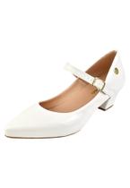 Scarpin Boneca Confort Bico Fino Salto Alto Ref:36.003