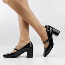 Scarpin Boneca Salto Bloco