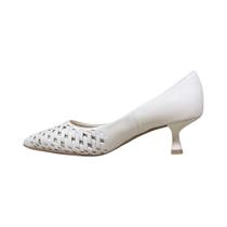 Scarpin Bottero 365410 Bico Fino Salto Médio Couro Original