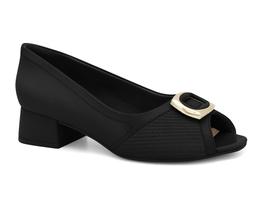 Scarpin Comfortflex Peep Toe Salto Bloco Joanetes 2564301 Scarpin Comfortflex Peep Toe Salto Bloco Joanetes 2564301