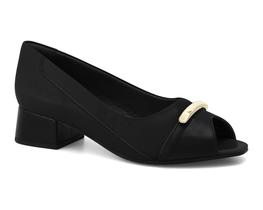 Scarpin Comfortflex Peep Toe Salto Bloco Joanetes 2564302 Scarpin Comfortflex Peep Toe Salto Bloco Joanetes 2564302