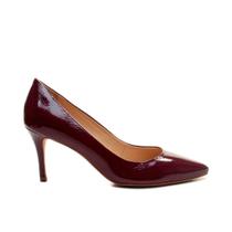Scarpin Couro Bordô Salto Médio Cecconello 2399001-39 Scarpin Couro Bordô Salto Médio Cecconello 2399001-39