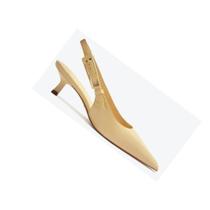 Scarpin couro nude - schutz