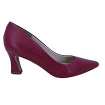 Scarpin Couro Salto Taça Alto Bico Fino Scarpetti Xv-3636 Rubi