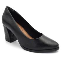 Scarpin de Salto Bloco Feminino Comfortflex 2678301 Scarpin de Salto Bloco Feminino Comfortflex 2678301