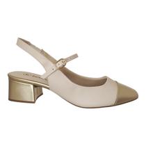 Scarpin Feminino Bebece Boneca Napa Salto Bloco T4628-365