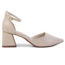 Scarpin Feminino Bebecê Slingback Bege - T3862 Scarpin Feminino Bebecê Slingback Bege - T3862