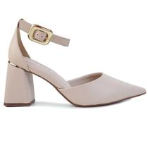 Scarpin Feminino Bebecê Slingback Bege - T7012 Scarpin Feminino Bebecê Slingback Bege - T7012