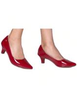Scarpin Feminino Bico Afinado Salto Baixo 6cm Elegante Moda Evangélica Casual Clássico Confortável