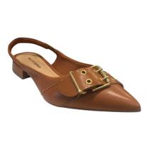 Scarpin Feminino Bottero Couro Salto Bloco Caramelo 354818-4 Scarpin Feminino Bottero Couro Salto Bloco Caramelo 354818-4