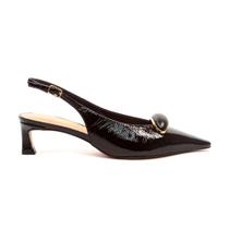 Scarpin Feminino Cecconello Verniz Glossy Preto - 2639004