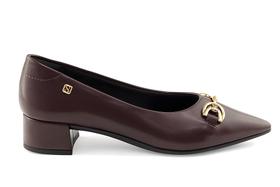 Scarpin Feminino Com Salto Bloco Santinelli 1692-011-261 Scarpin Feminino Com Salto Bloco Santinelli 1692-011-261