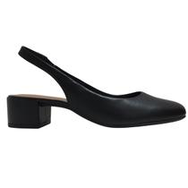 Scarpin Feminino Da Beira Rio Napa Sintética Bico Redondo