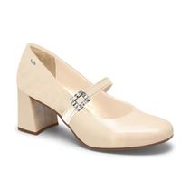 Scarpin feminino dakota salto grosso bloco casual boneca Scarpin feminino dakota salto grosso bloco casual boneca