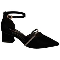Scarpin Feminino De Salto Bloco Bebece T3838-576