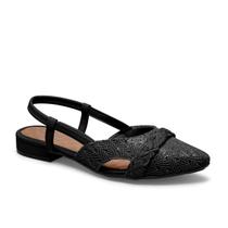Scarpin feminino mississipi calce facil slingback bico fino Scarpin feminino mississipi calce facil slingback bico fino