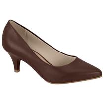 Scarpin Feminino Napa Chocolate Beira Rio 4076.1350 Scarpin Feminino Napa Chocolate Beira Rio 4076.1350