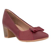 Scarpin Feminino Rebu com Laço Elegante Usaflex Scarpin Feminino Rebu com Laço Elegante Usaflex