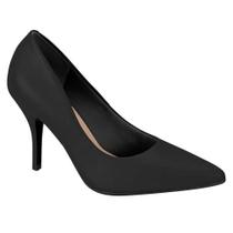 Scarpin Feminino Salto Alto Napa Preto Beira Rio 4122.1400 Scarpin Feminino Salto Alto Napa Preto Beira Rio 4122.1400