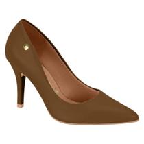 Scarpin Feminino Salto Alto Pelica Capuccino Vizzano 1184.1101