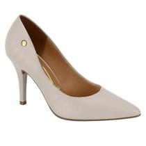 Scarpin Feminino Salto Alto Pelica Cinza Vizzano 1184.1101