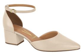 Scarpin feminino salto baixo bloco de amarrar - 1220317
