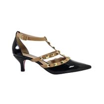 Scarpin Feminino Salto Baixo Pyramid Numeração Especial Scarpin Feminino Salto Baixo Pyramid Numeração Especial