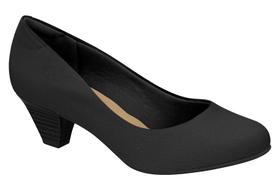 Scarpin Feminino Salto Baixo Sapato Palmilha Conforto 7005500 Modare