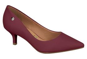 Scarpin feminino salto baixo - Vizzano