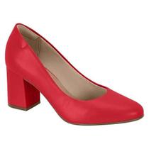 Scarpin Feminino Salto Bloco Beira Rio 4320.100 Scarpin Feminino Salto Bloco Beira Rio 4320.100