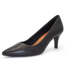 Scarpin Feminino Salto Fino Medio Conforto Casual Usaflex Scarpin Feminino Salto Fino Medio Conforto Casual Usaflex