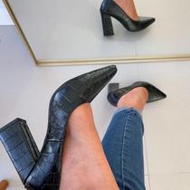SCARPIN Feminino salto grosso 9cm - Melf Shoes