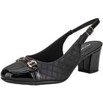 Scarpin feminino salto grosso piccadilly 110189